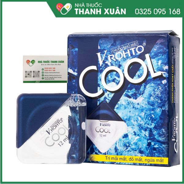 Thuốc nhỏ mắt V.rohto COOL - Giảm mỏi mắt, sung huyết kết mạc